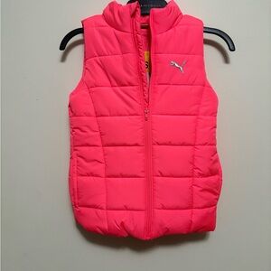 Girls puma puffer vest nwt